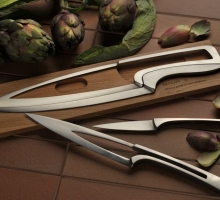 coltelli meeting con base legno